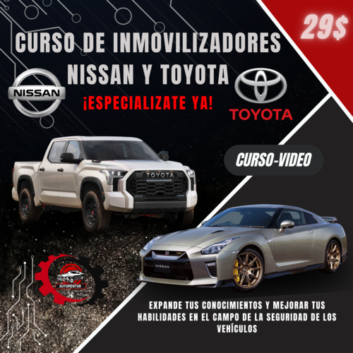 Curso de inmovilizadores nissan y toyota