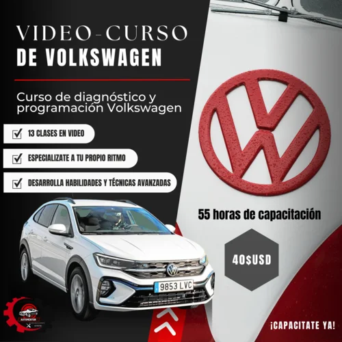 Curso de mecánica automotriz para Volkswagen